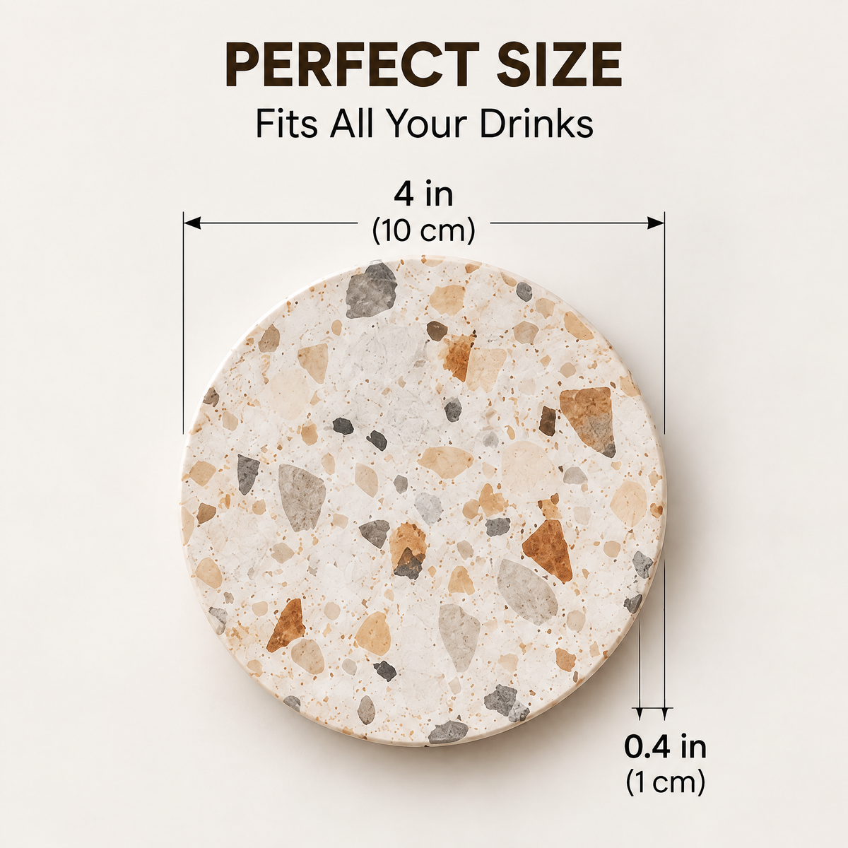 Nuvvida® Everyday Drink Coaster — Elegant Protection for Every Table
