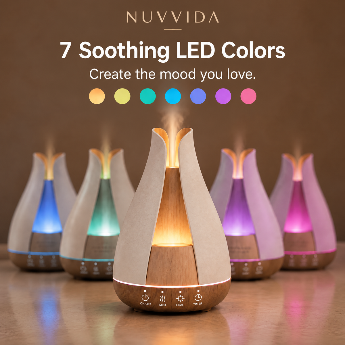 Nuvvida® Everyday Home Humidifier — Comforting Moisture for Your Space